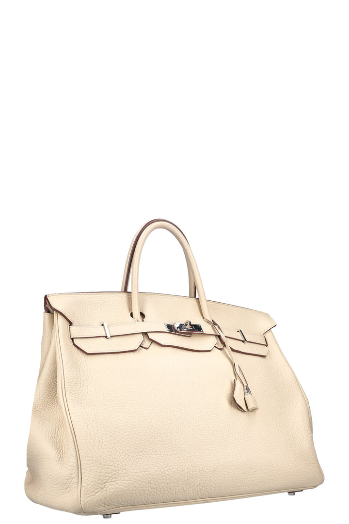 HERMÈS Birkin 40 Clemence Parchemin