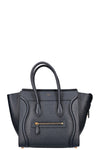 CELINE Luggage Micro Tote Bag Navy