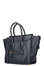 CELINE Luggage Micro Tote Bag Navy