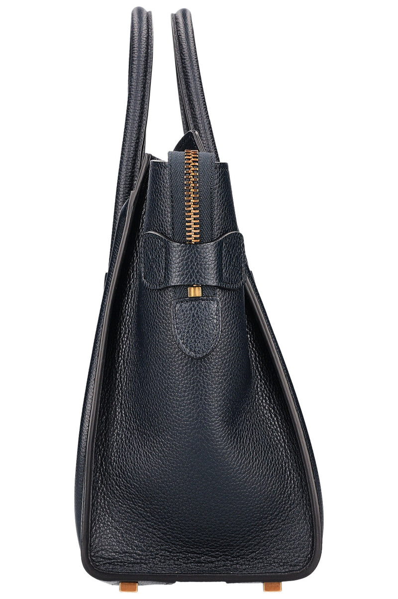 CELINE Luggage Micro Tote Bag Navy