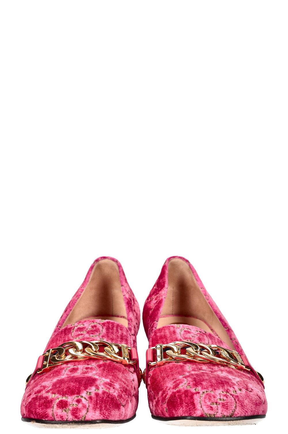 GUCCI Sylvie Heels Velvet Pink REAWAKE
