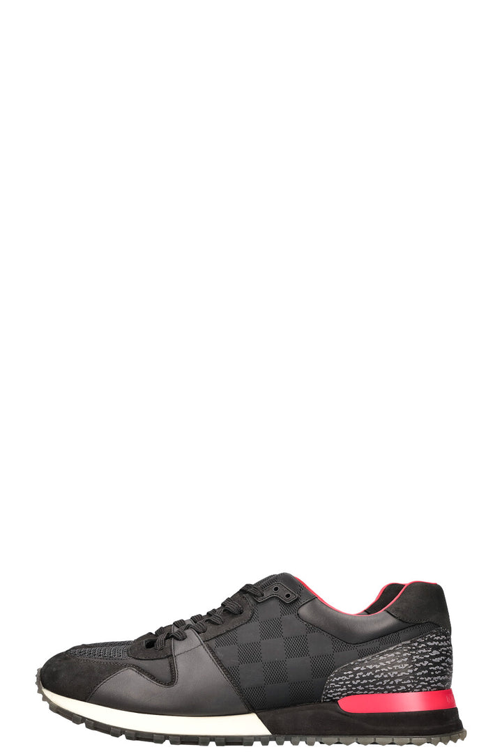 LOUIS VUITTON Run Away Sneakers Damier Pink & Black