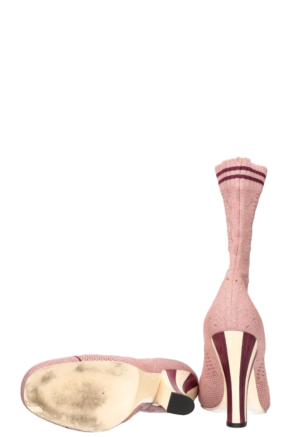 Fendi boots pink top