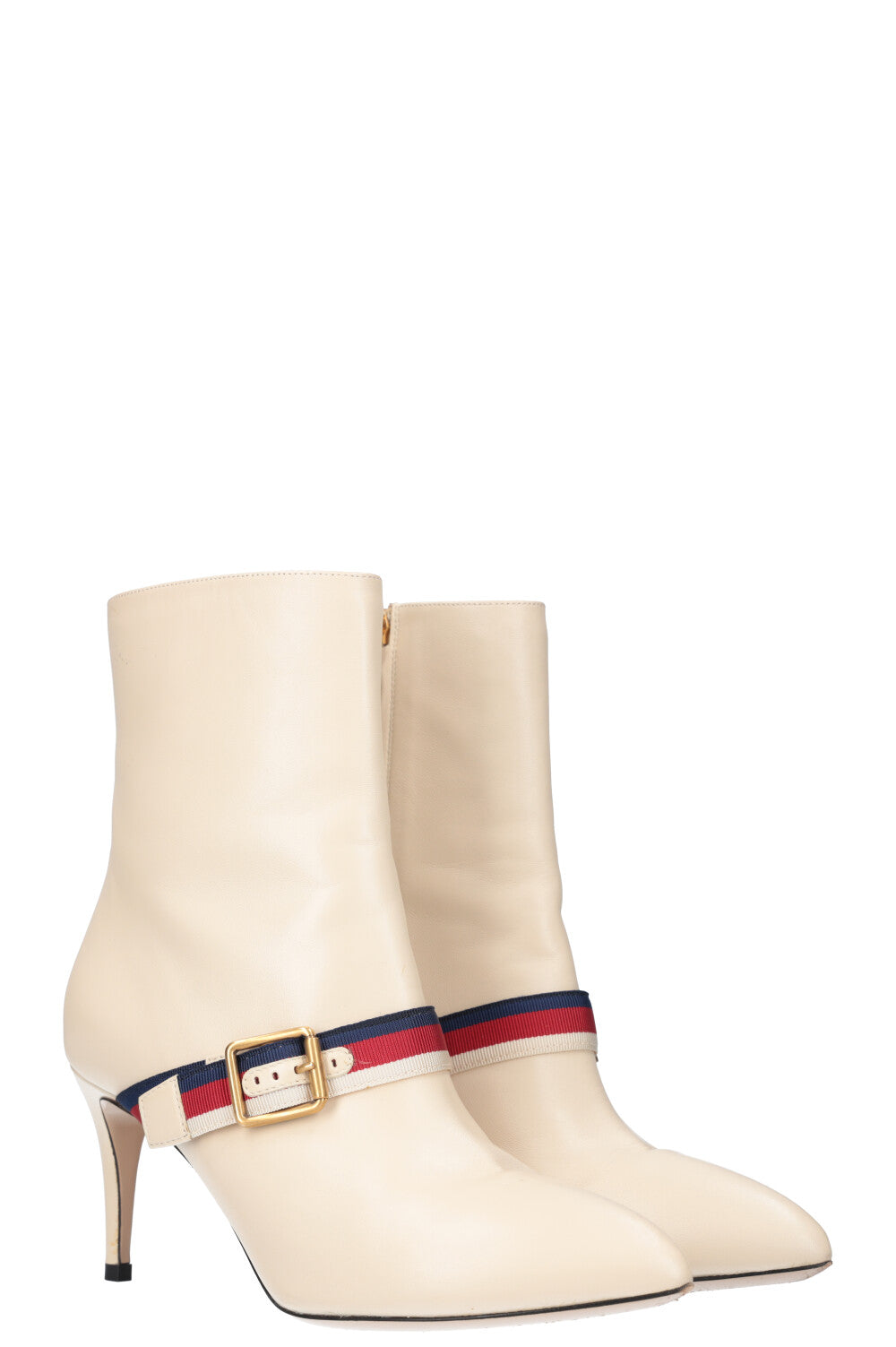 GUCCI Sylvie Boots Ivory