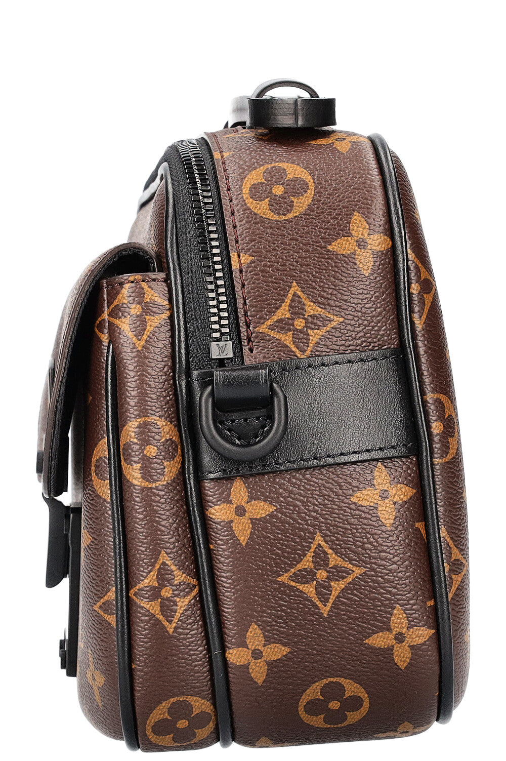 LOUIS VUITTON S Lock Messenger Bag Macassar Canvas REAWAKE