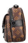 LOUIS VUITTON S Lock Messenger Bag Macassar Canvas