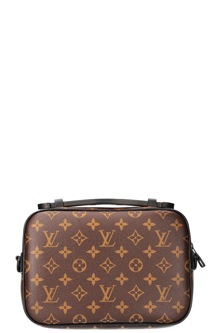 LOUIS VUITTON S Lock Messenger Bag Macassar Canvas