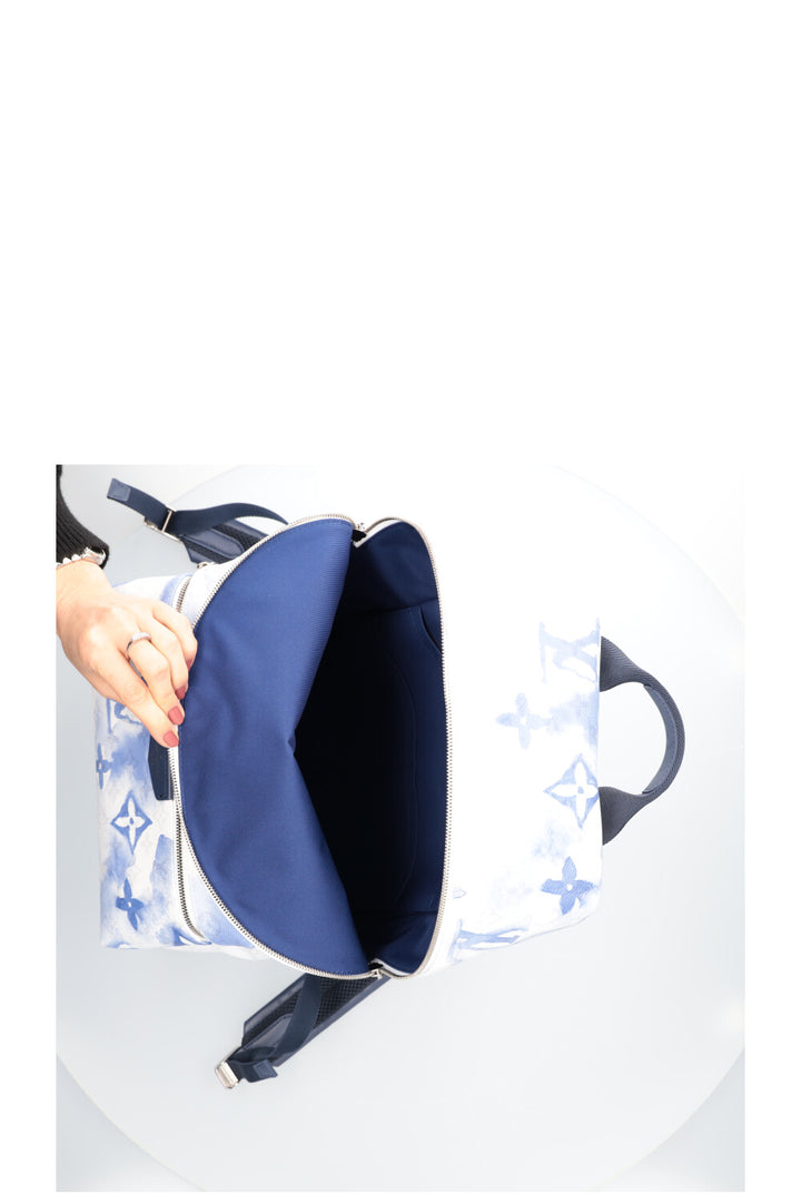 LOUIS VUITTON Sac à dos Découverte PM Aquarelle MNG Bleu