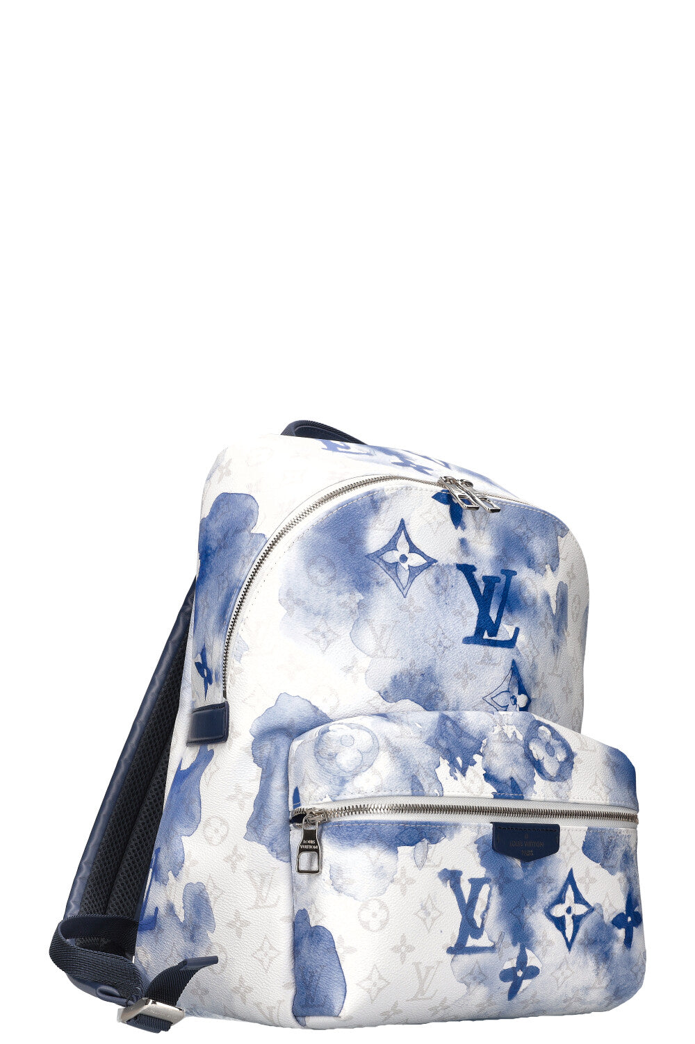 louis vuitton blue white red backpack LOUIS VUITTON Discovery Backpack PM Watercolor MNG Blue – REAWAKE