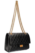 CHANEL 2.55 Reissue Bag 2022 Medium Black