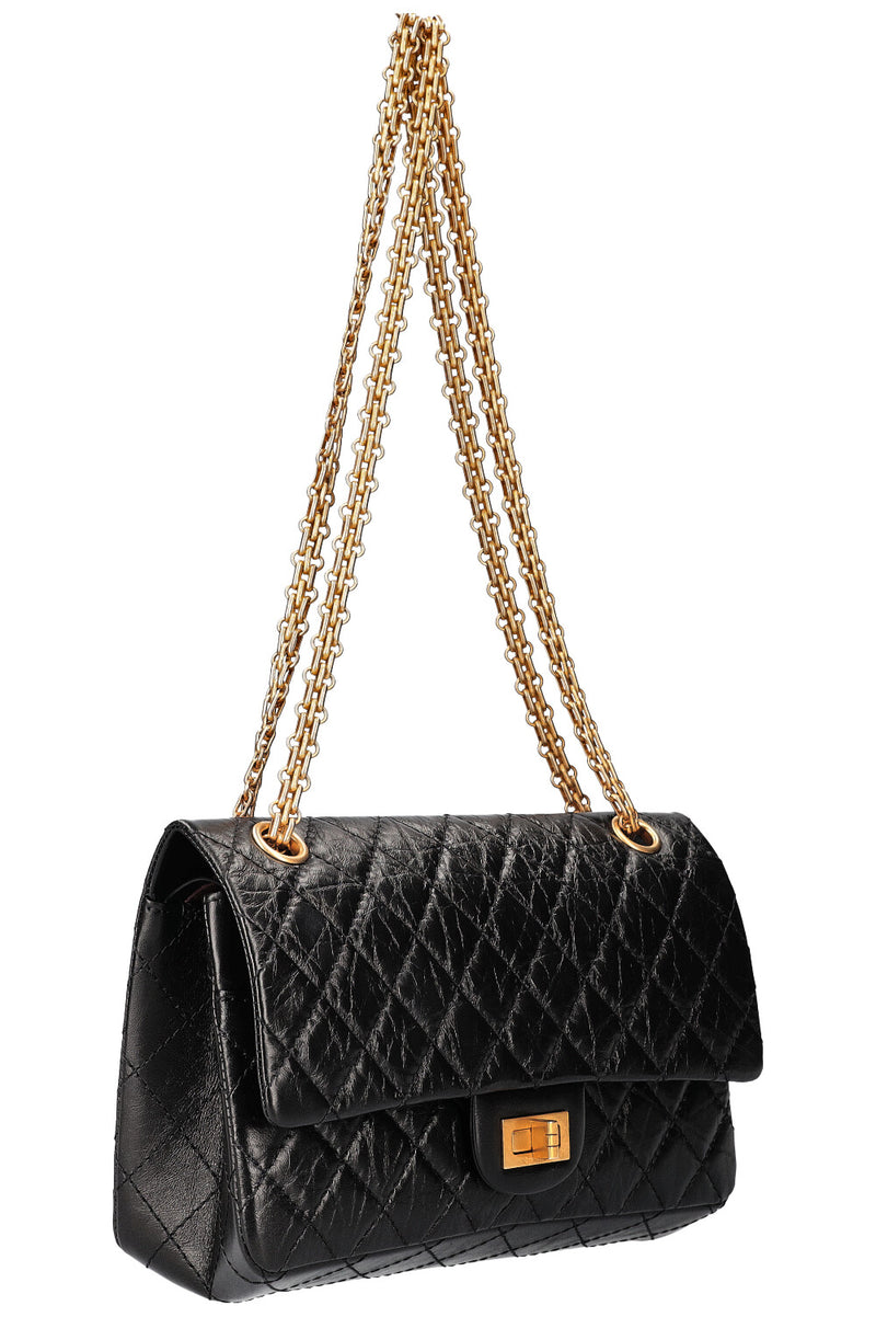 CHANEL 2.55 Reissue Bag 2022 Medium Black