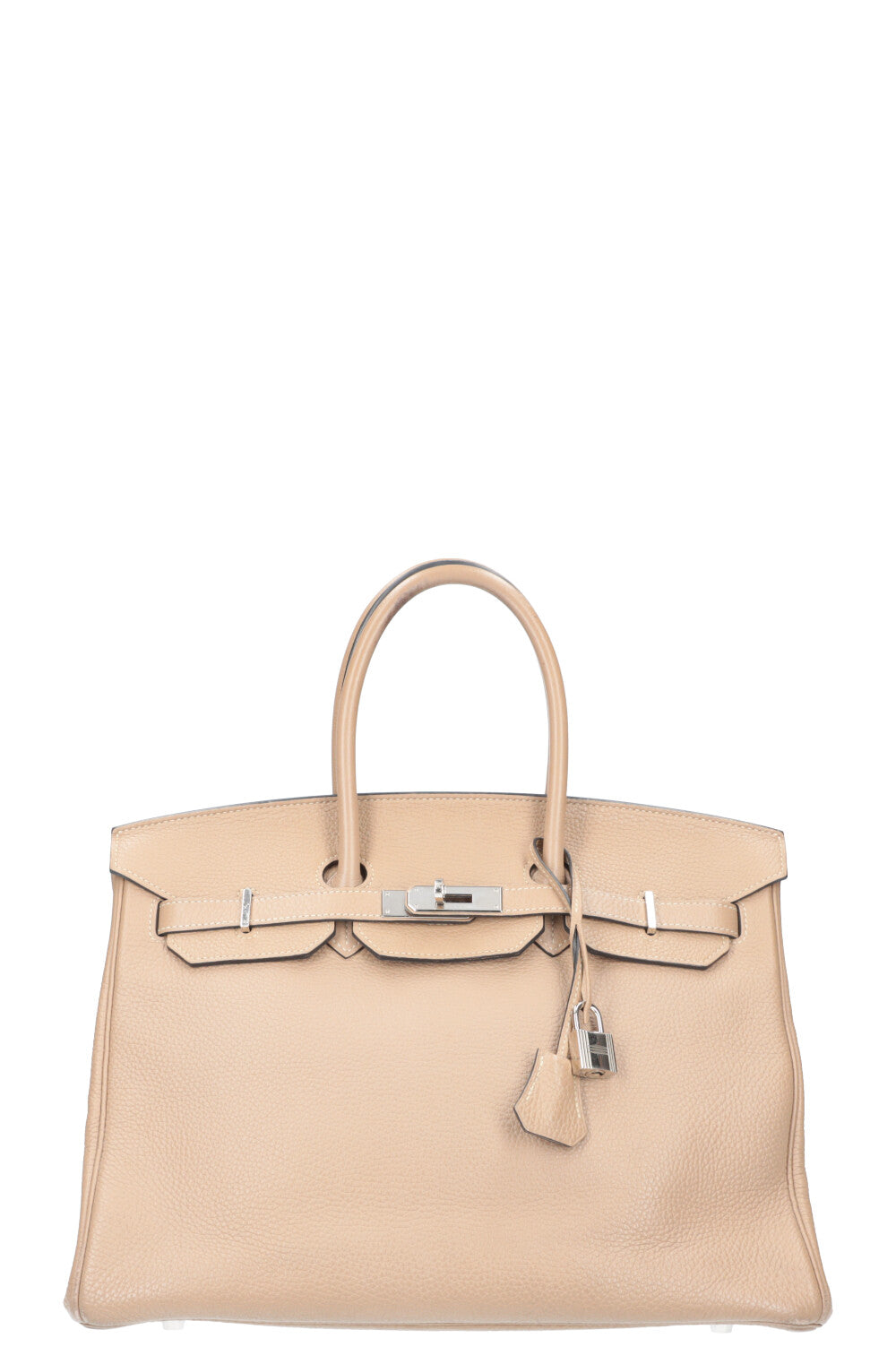 HERMÈS Birkin 35 Clemence Gris Tourterelle