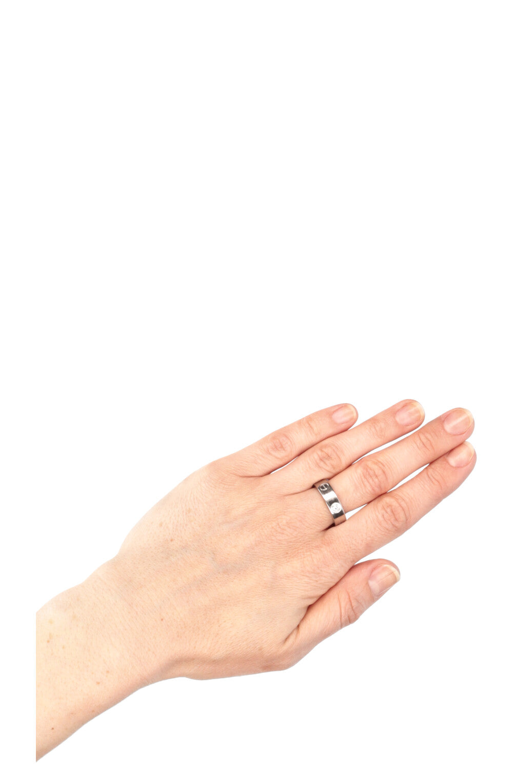CARTIER Love Ring 3 Diamonds White Gold REAWAKE