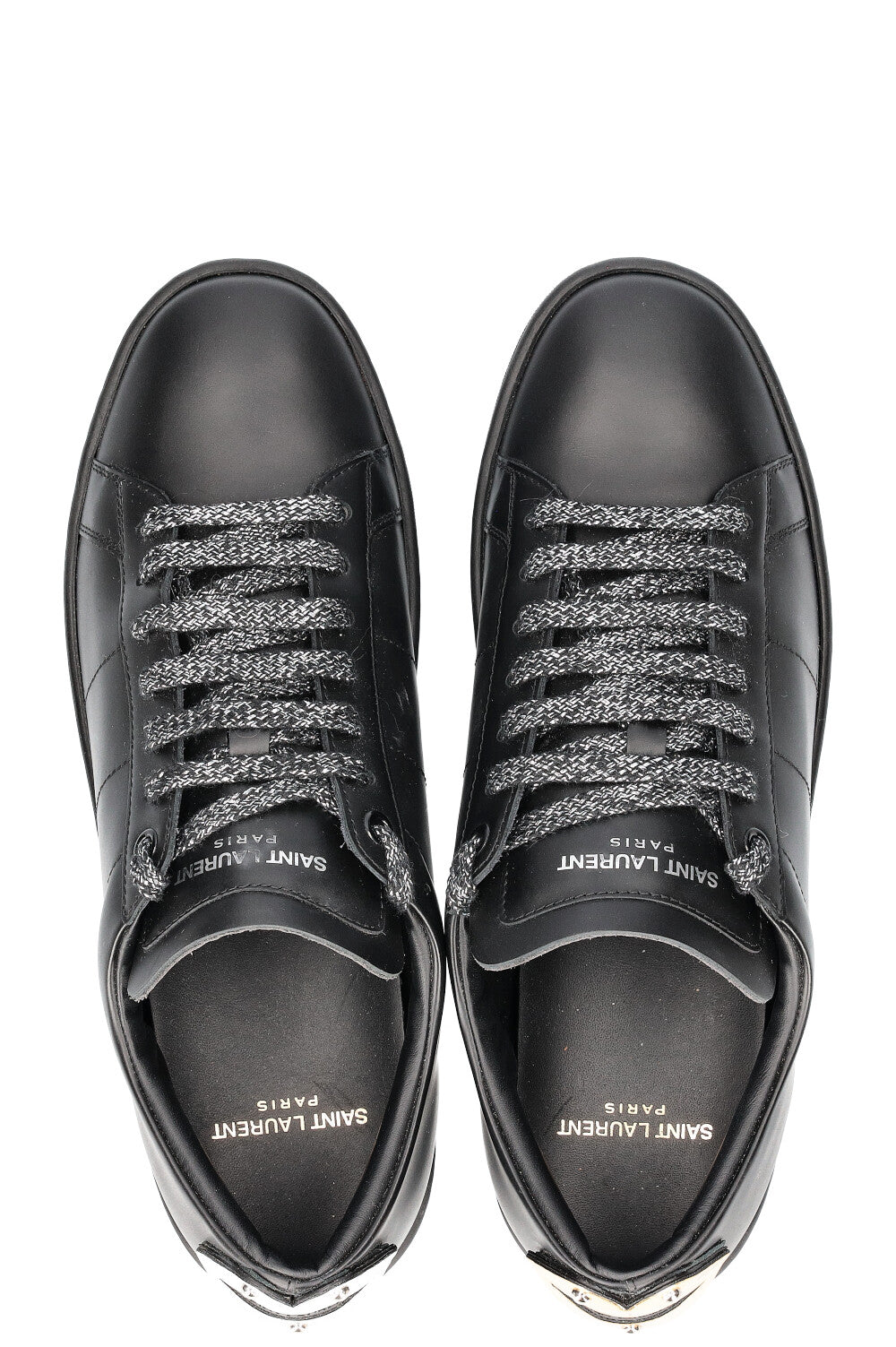 SAINT LAURENT Court Kiss Sneakers Black