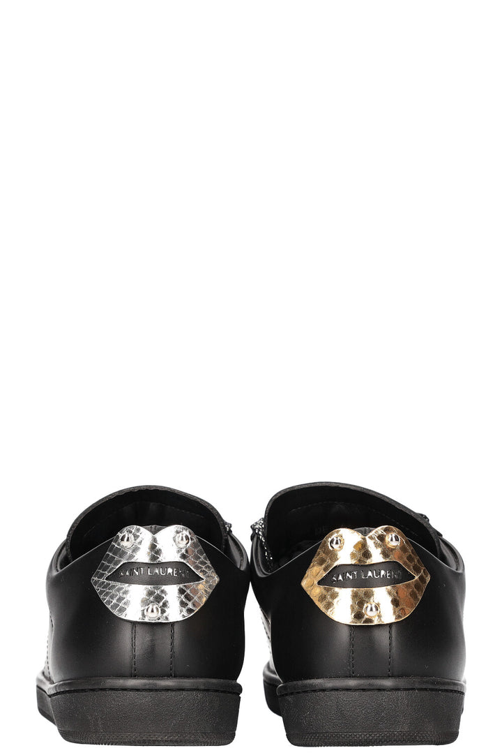 SAINT LAURENT Court Kiss Sneakers Black