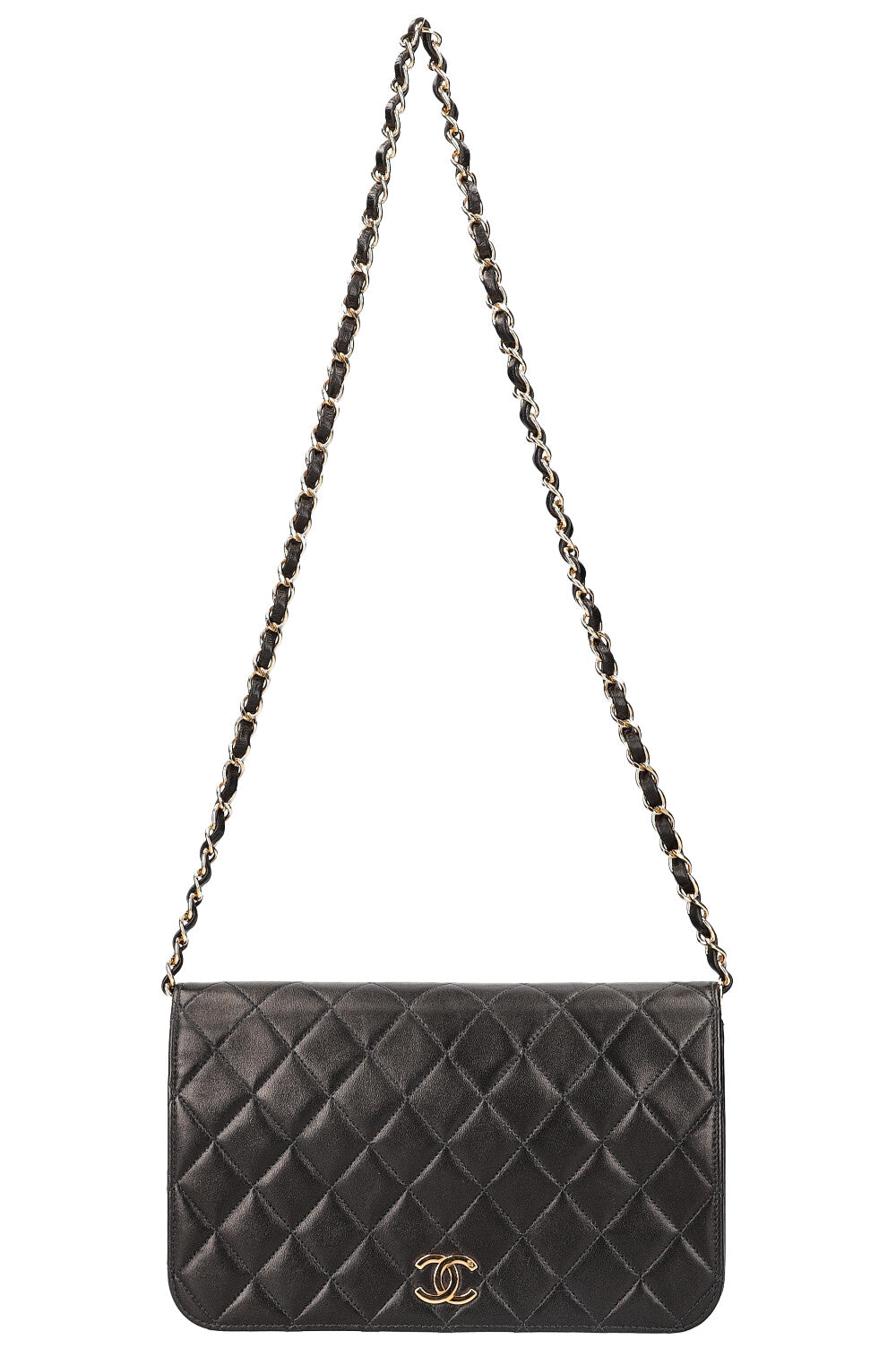 CHANEL Full Flap Bag Black