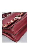FENDI Kan I Medium Bag Burgundy
