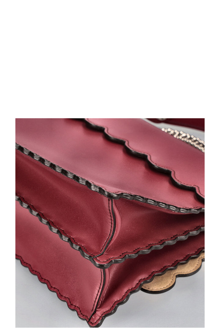 FENDI Kan I Medium Bag Burgundy