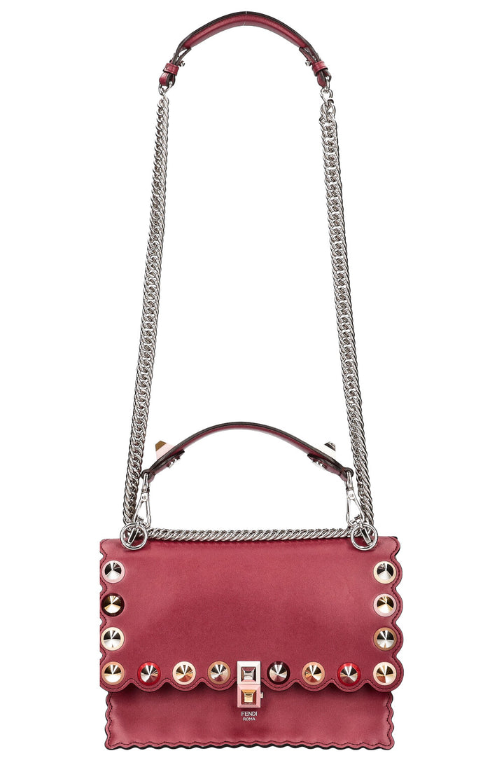 FENDI Kan I Medium Bag Burgundy