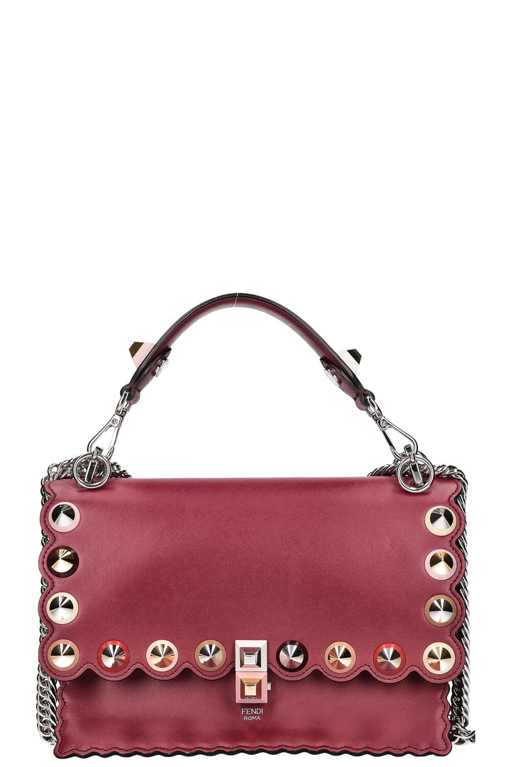 FENDI Kan I Medium Bag Burgundy