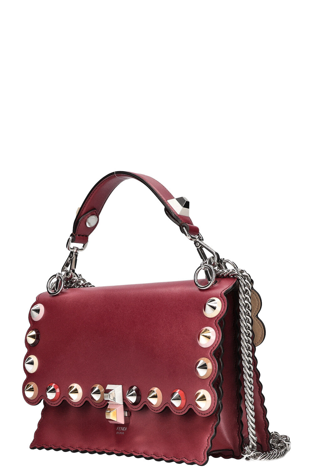 FENDI Kan I Medium Bag Burgundy