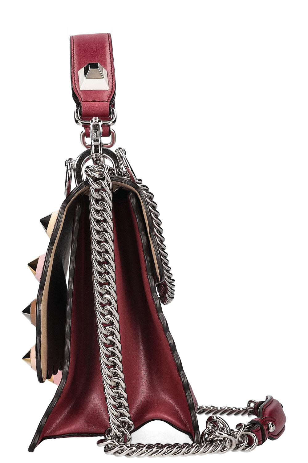 FENDI Kan I Medium Bag Burgundy