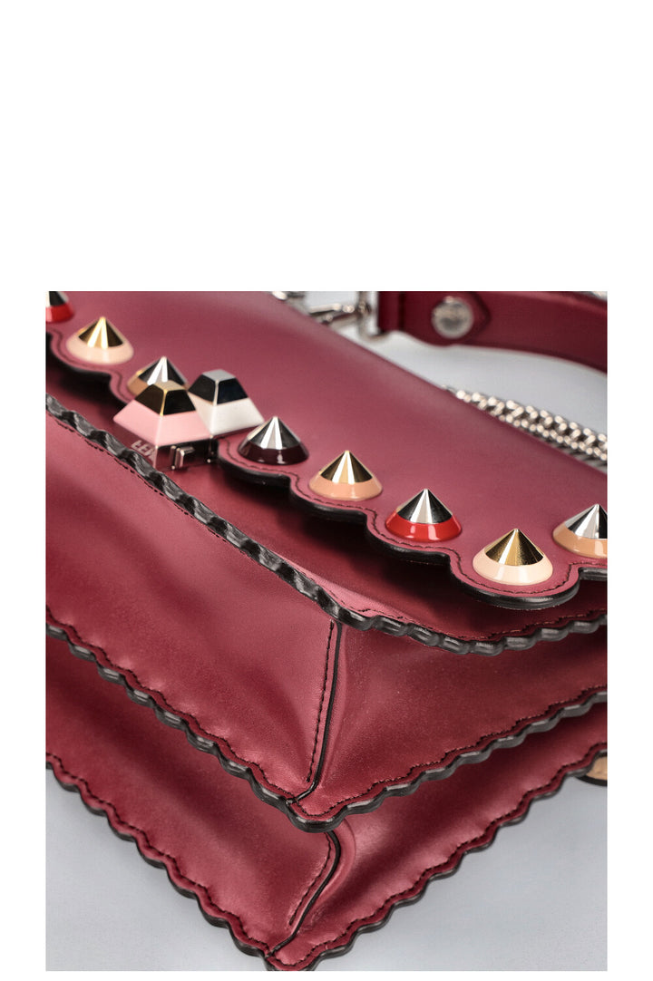 FENDI Kan I Medium Bag Burgundy