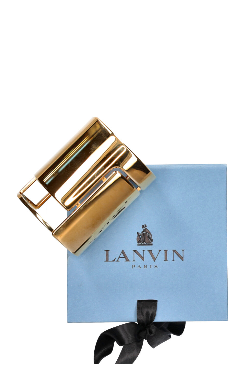 LANVIN Oracle Cuff Bracelet Gold