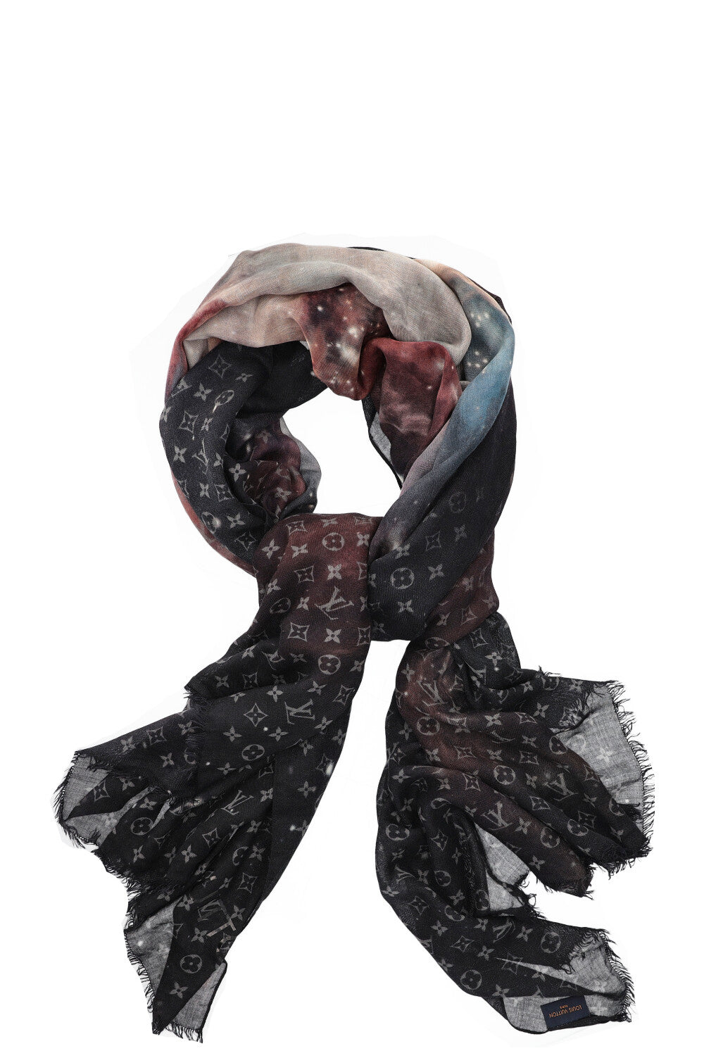 LOUIS VUITTON Galaxy Scarf MNG Black