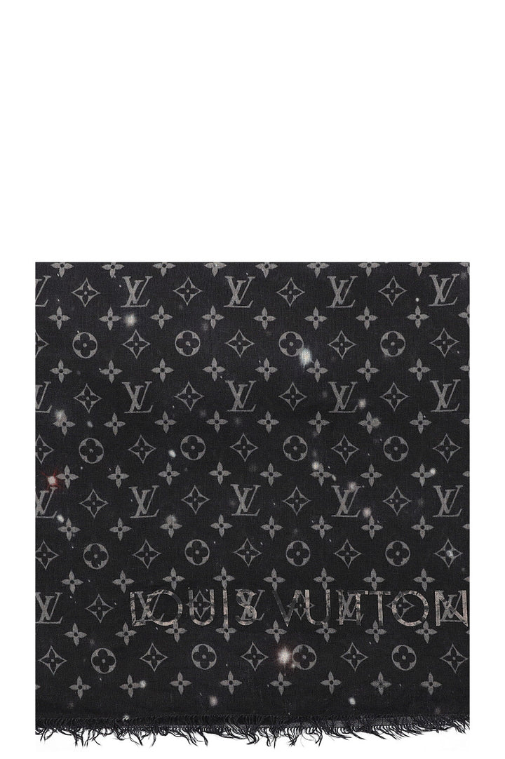 LOUIS VUITTON Galaxy Scarf MNG Black