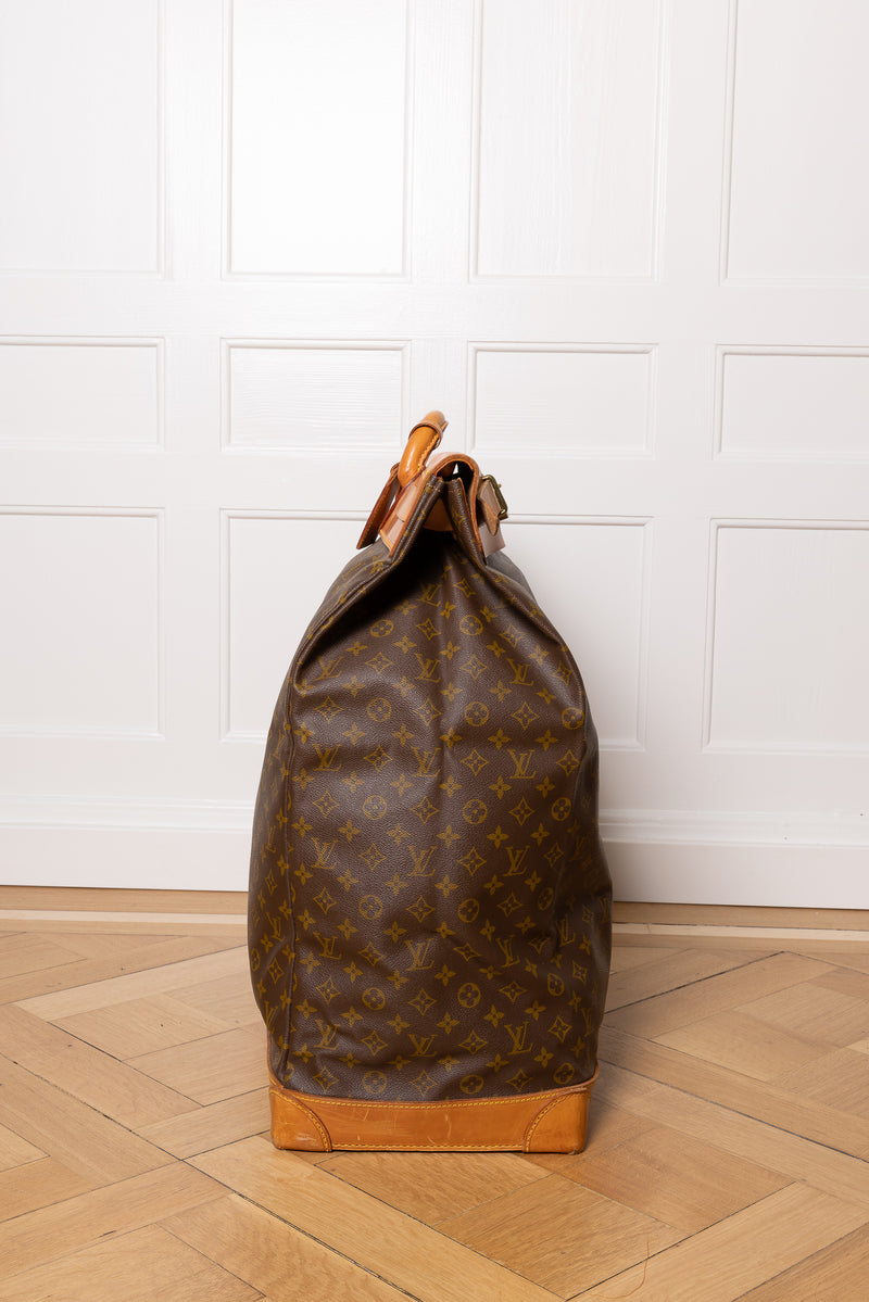 Sailor cloth 48h bag Louis Vuitton Brown in Cloth - 28608815