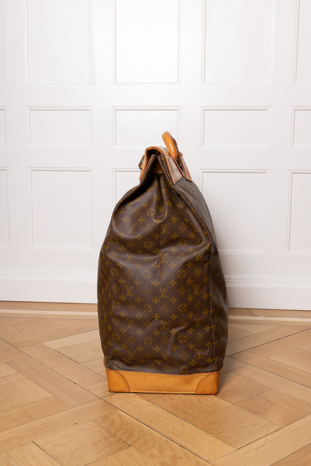 Louis Vuitton 100% Canvas Brown Monogram Sac Marin Bandouliere One