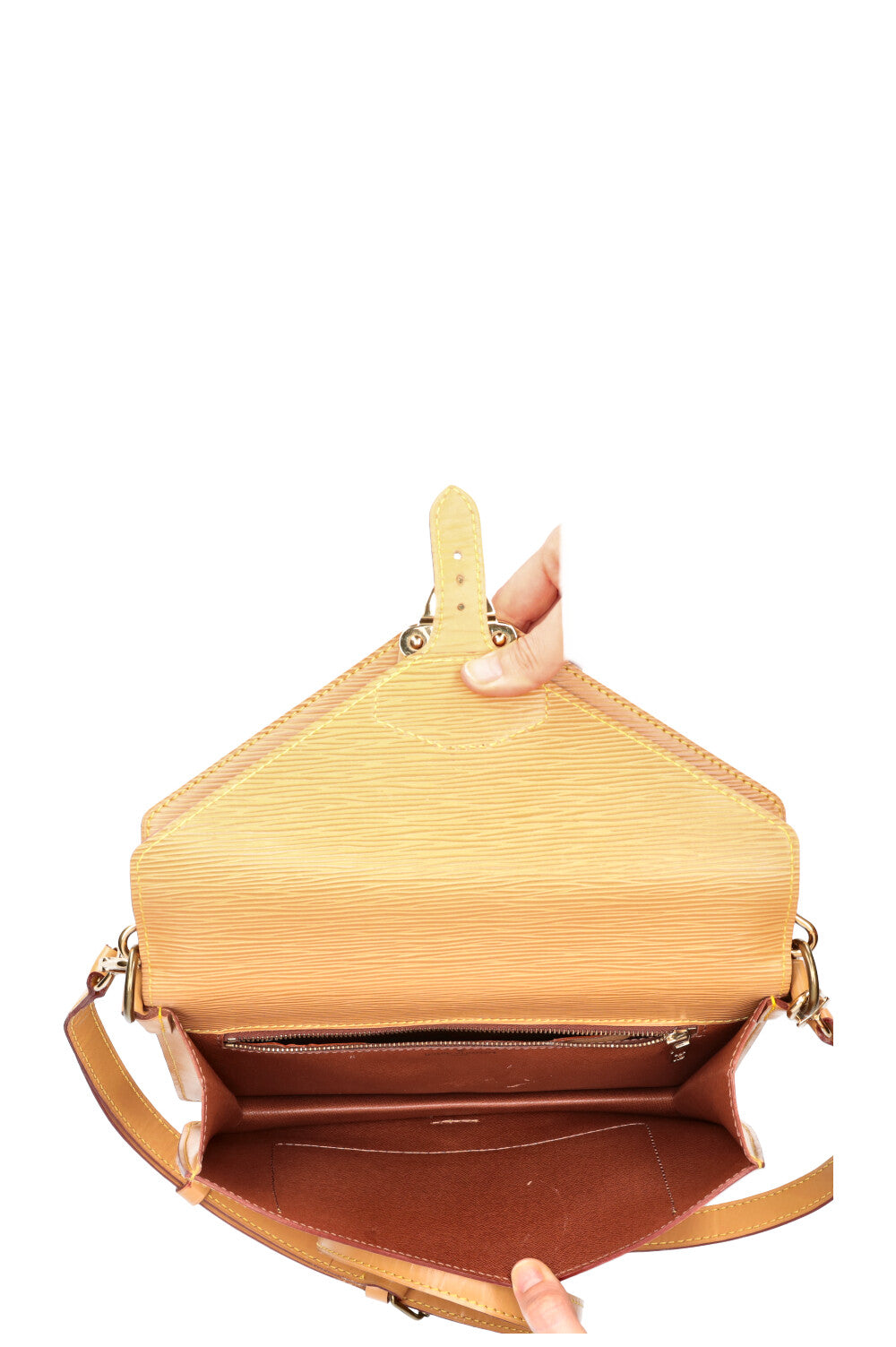 LOUIS VUITTON Sac Biface Epi Sable