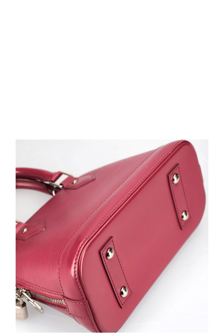 LOUIS VUITTON Alma BB Epi Fuchsia