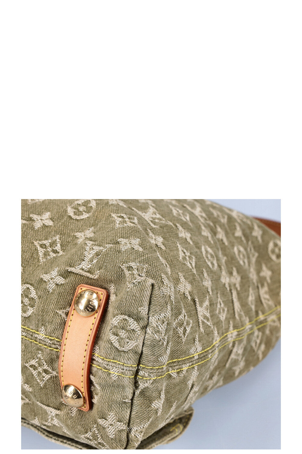 LOUIS VUITTON Baggy GM Khaki Denim