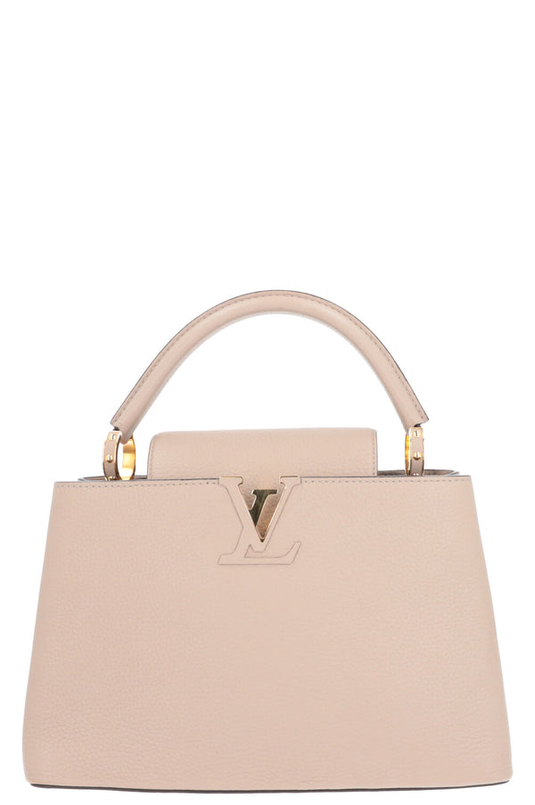 LOUIS VUITTON Capucines MM Bag Galet