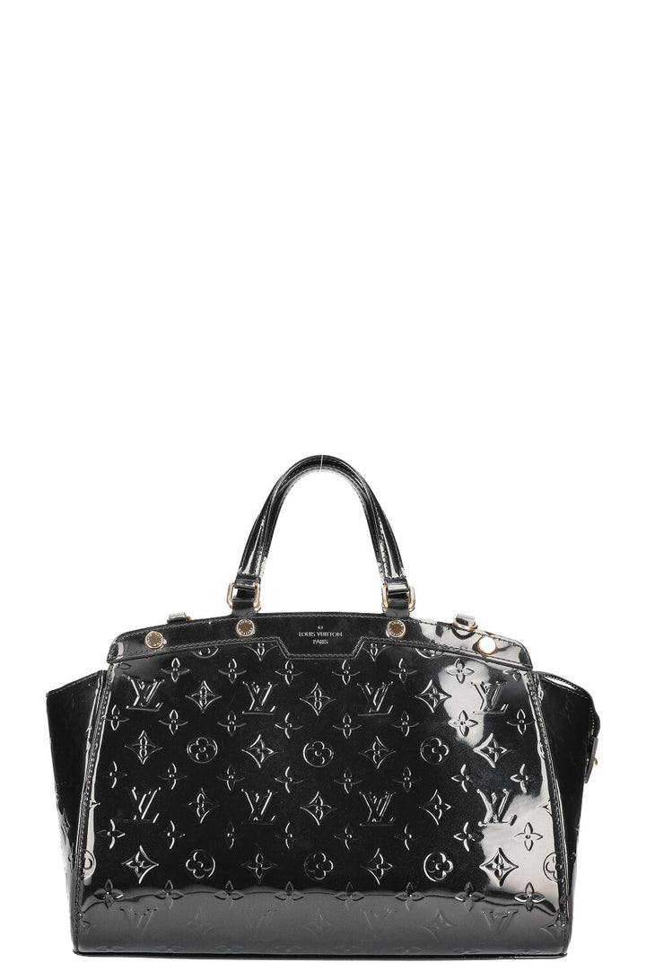 LOUIS VUITTON Brea Bag MM Vernis Noir