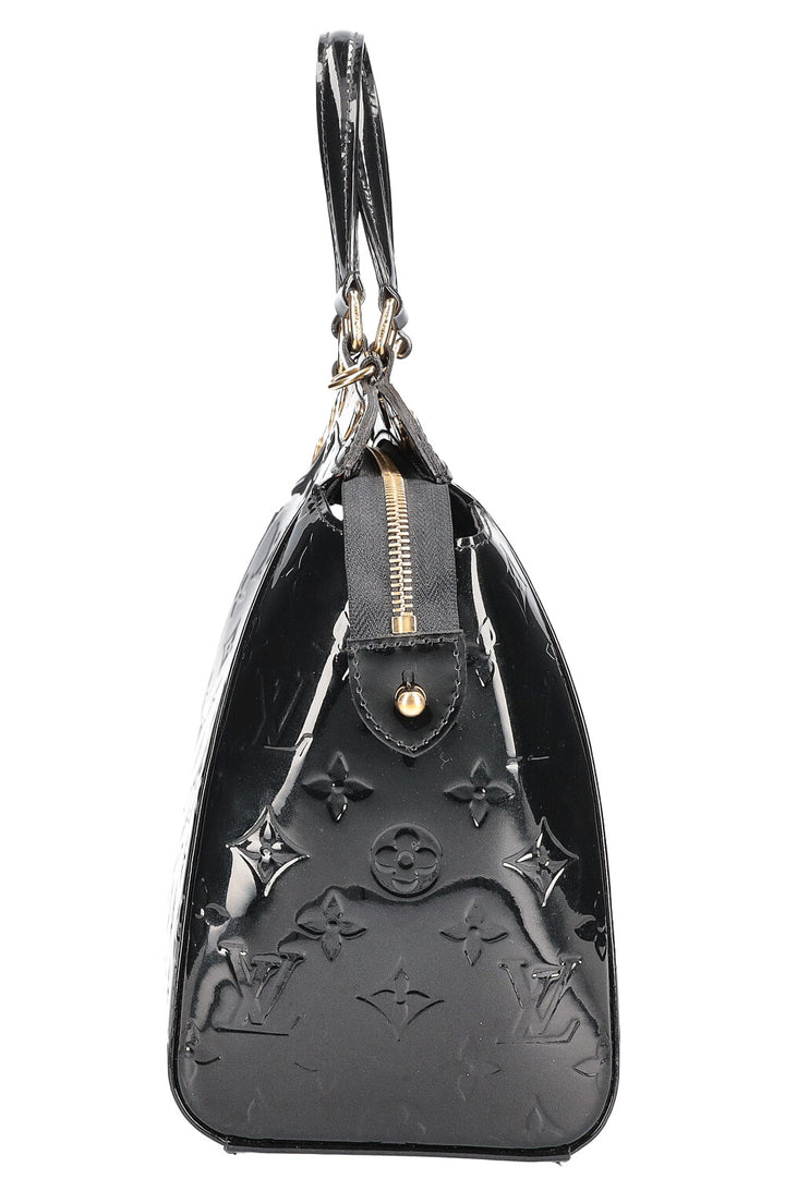 LOUIS VUITTON Brea Bag MM Vernis Noir