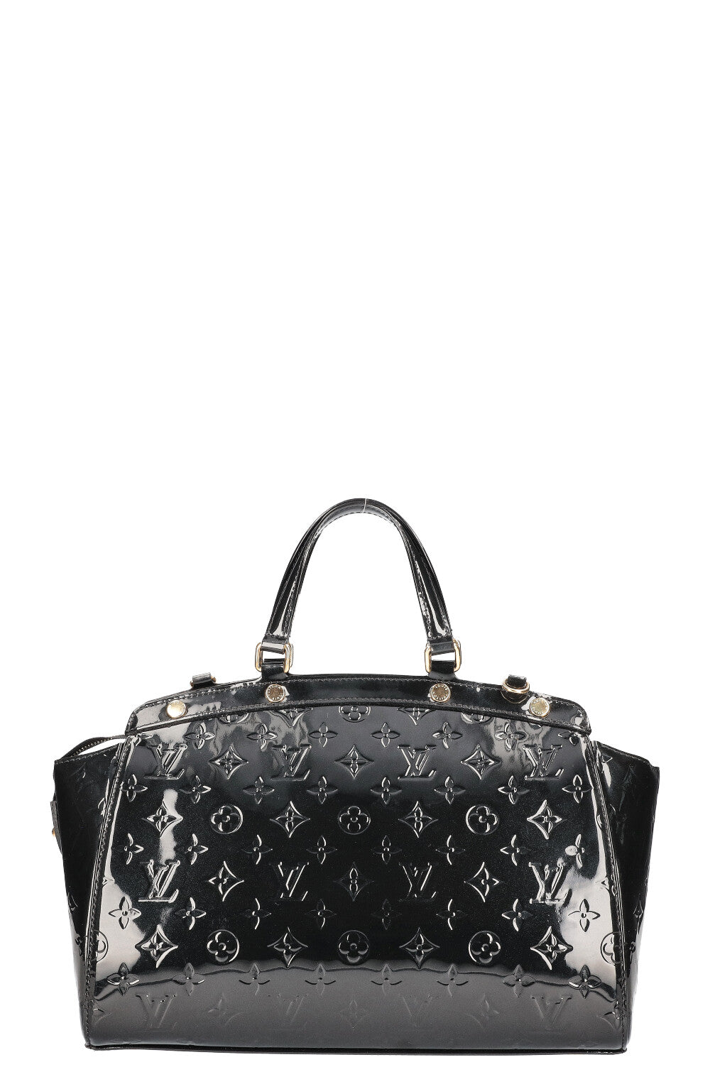 LOUIS VUITTON Brea Bag MM Vernis Black