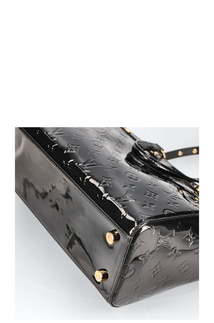 LOUIS VUITTON Brea Bag MM Vernis Noir