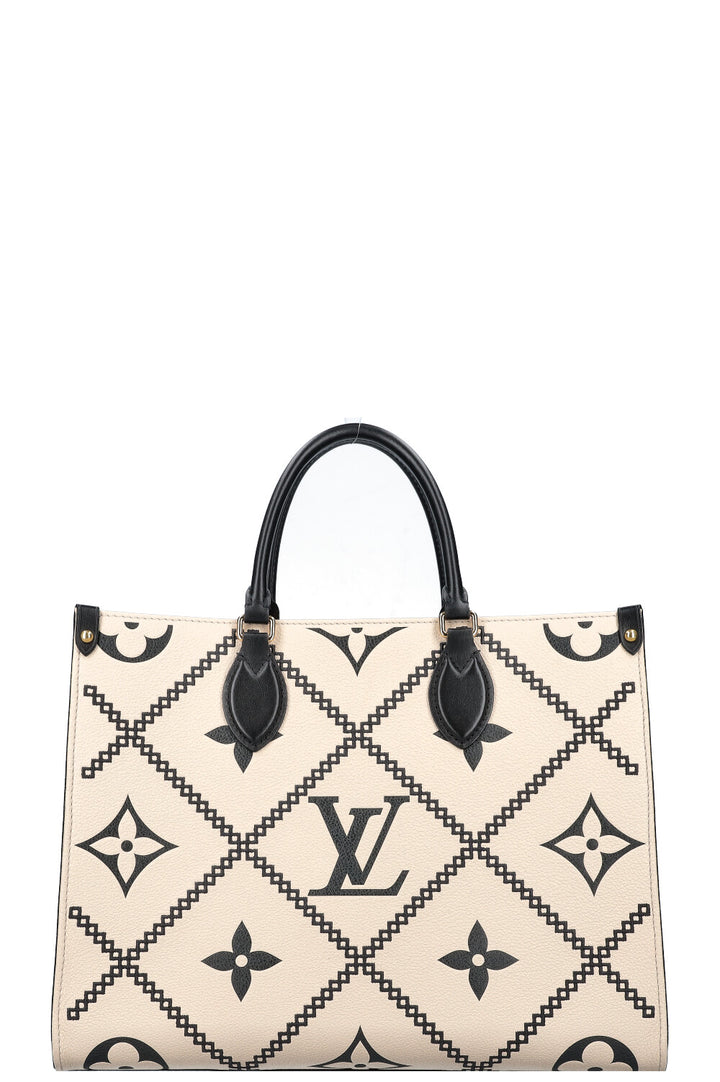 LOUIS VUITTON OnTheGo MM Black and White