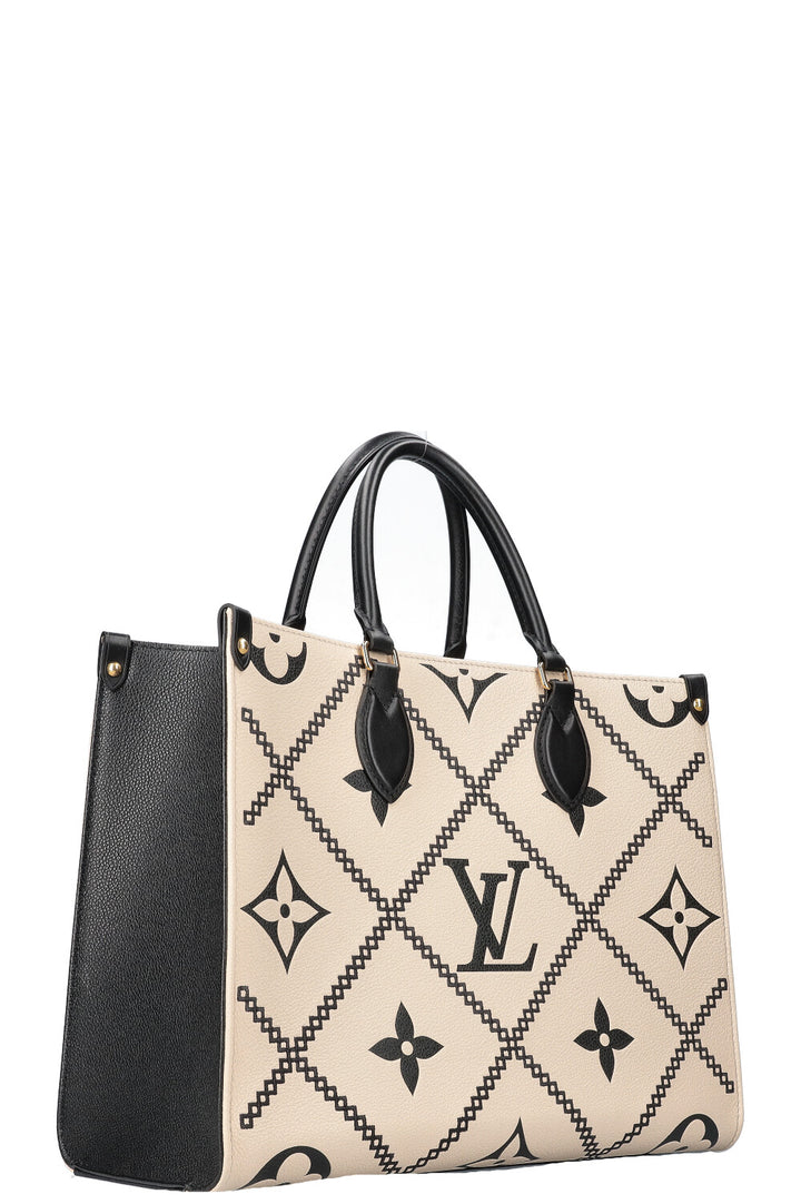 LOUIS VUITTON OnTheGo MM Black and White