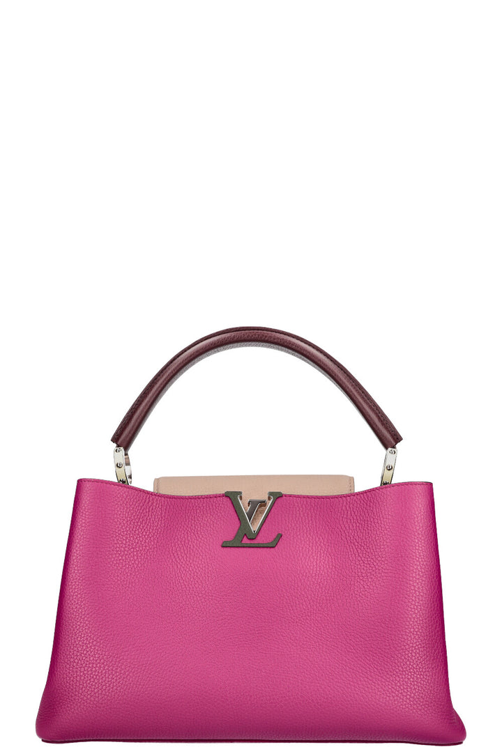 LOUIS VUITTON Capucines MM Tricolor Pink