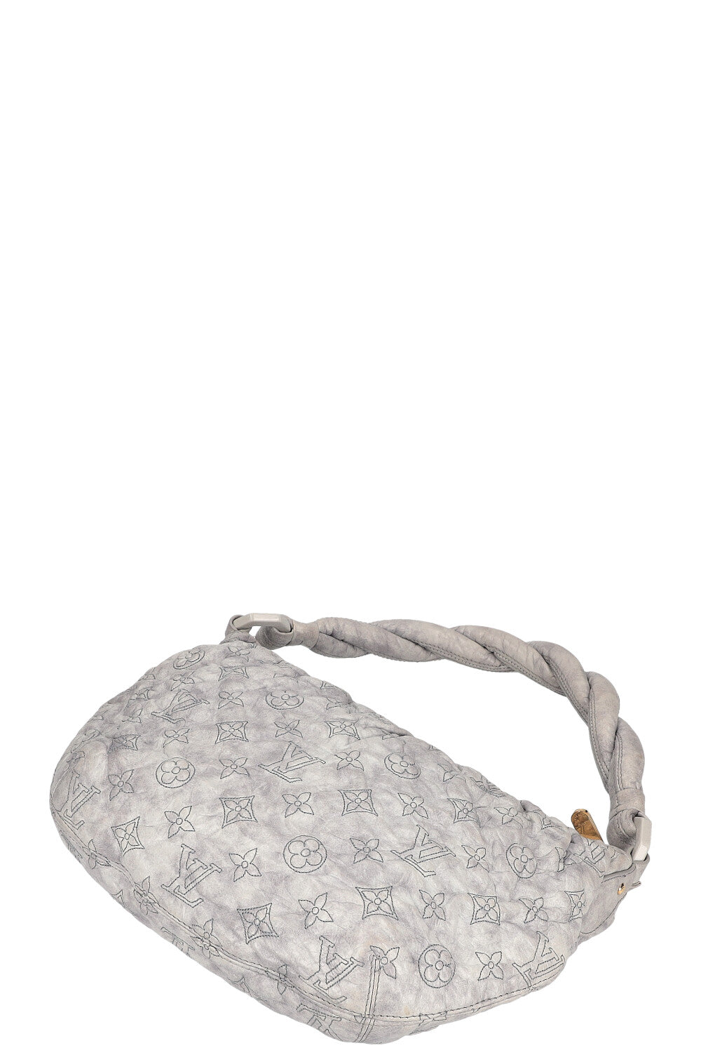 LOUIS VUITTON Olympe Nimbus PM Grey Hobo Shoulder Bag - Limited Edition