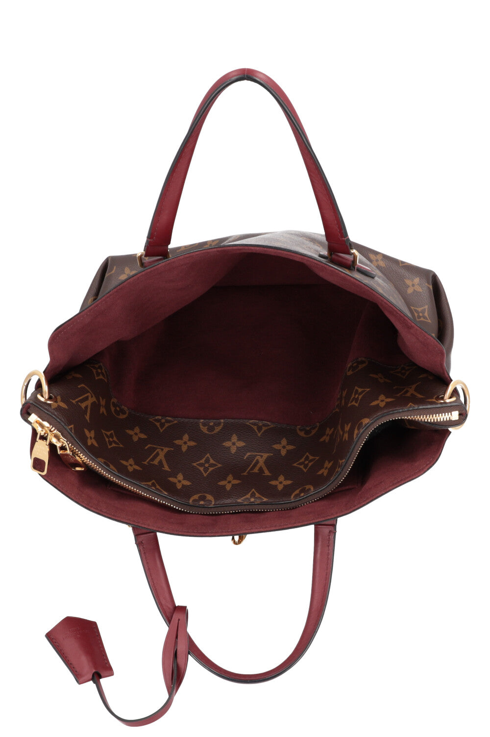 LOUIS VUITTON Flower Zipped Tote MM Bag MNG