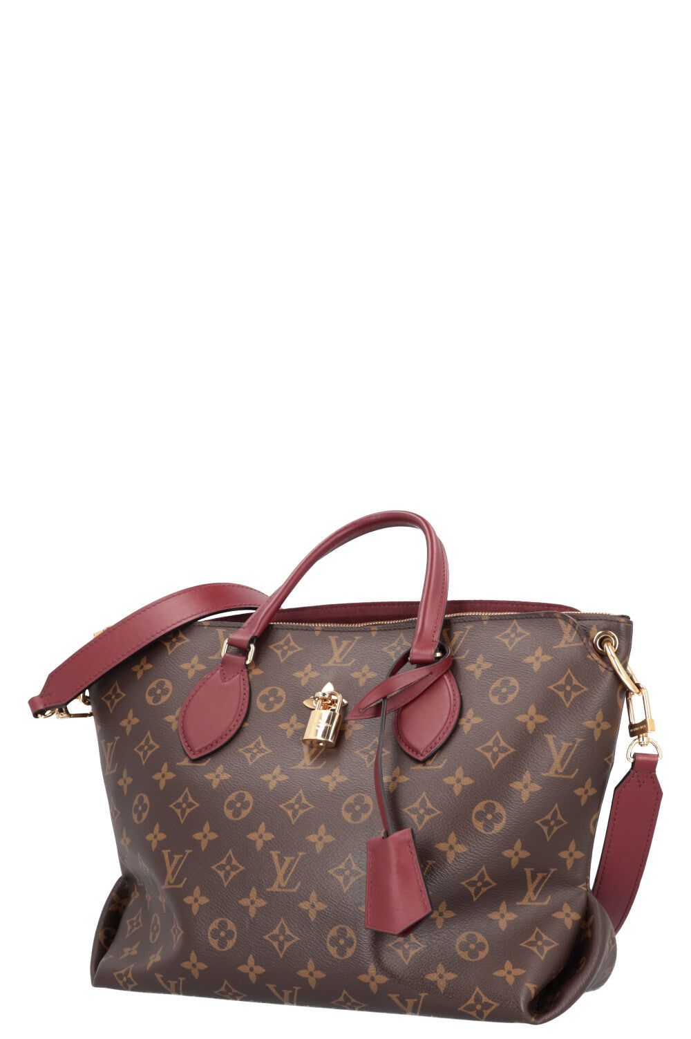 Lv flower hotsell zipped tote pm
