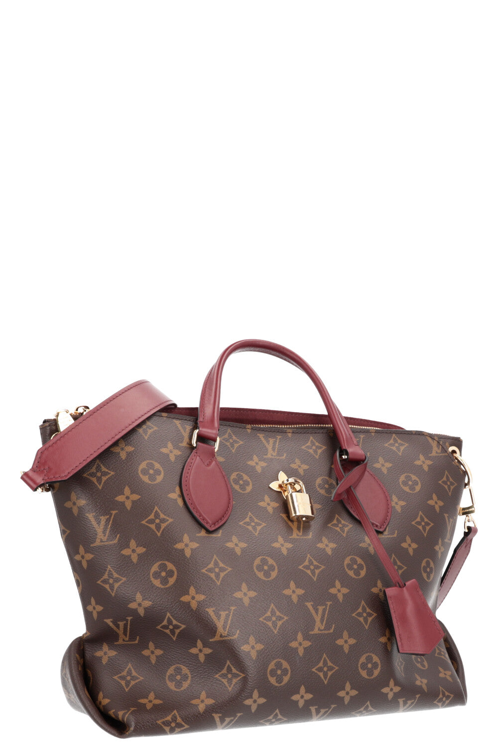 LOUIS VUITTON Flower Zipped Tote MM Bag MNG