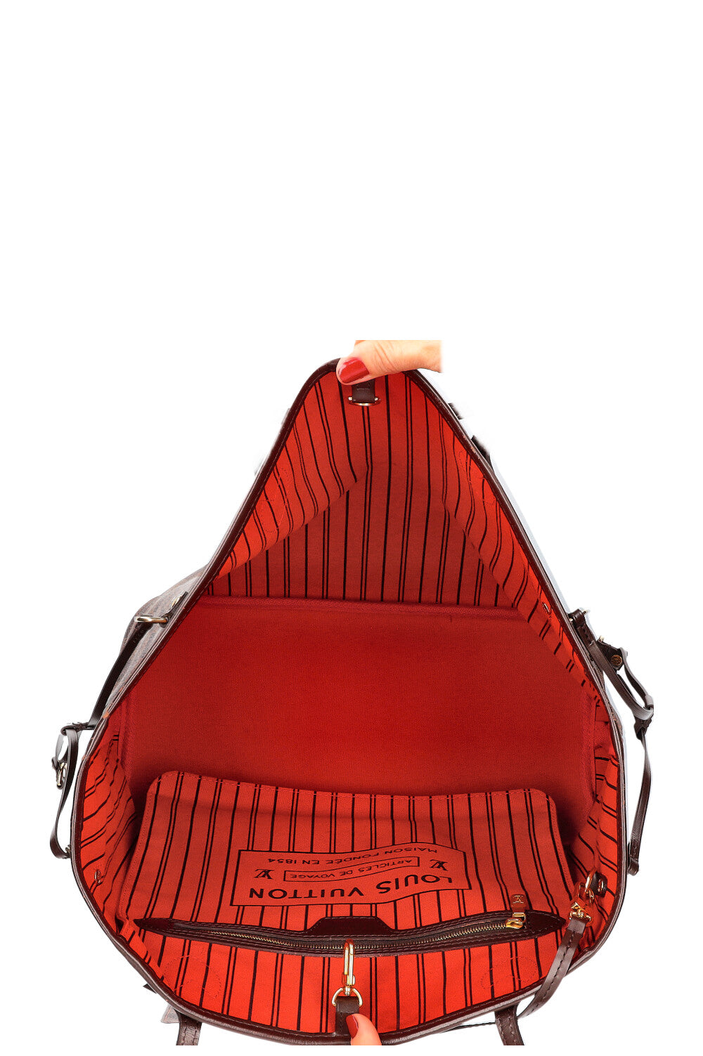 LOUIS VUITTON Neverfull MM Damier Ebene – REAWAKE