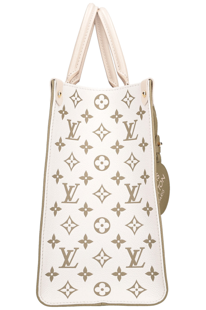 LOUIS VUITTON Onthego MM Khaki Beige