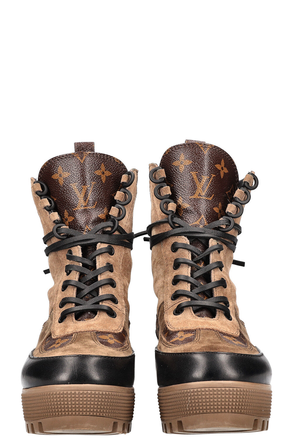 LOUIS VUITTON Laureate Desert Boots Beige – REAWAKE